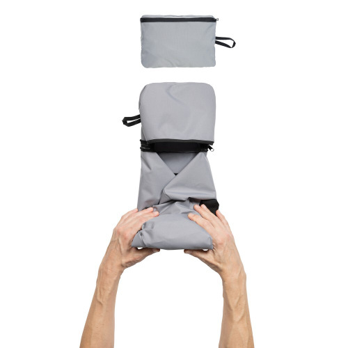 Składana torba sportowa, podróżna Dillon AWARE RPET™ Szary P763.1802 (4)