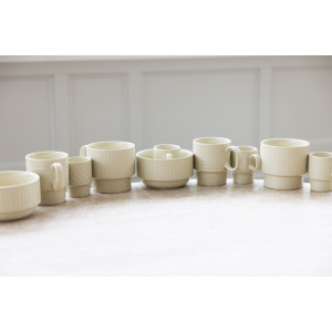 Kubek do herbaty COFFEE & MORE 2-szt, beżowy