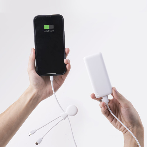 3199 | Xoopar Mr. Bio Powerbank and Cable pack 7000mAh Biały LT41713-N0001 (3)