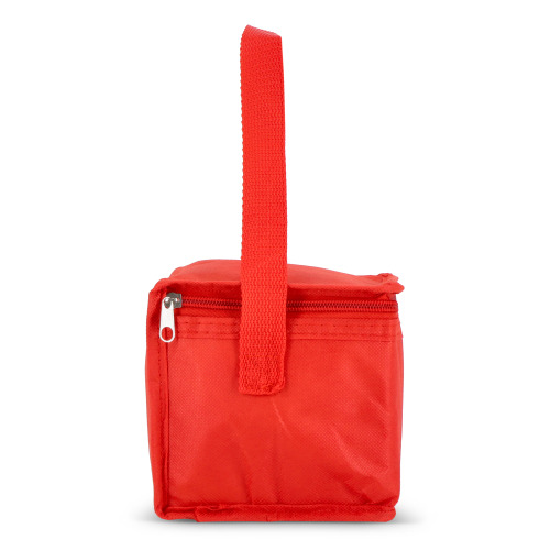 R-PET 6 Torba chłodząca na puszki z włókniny 20 x 13 x 12,5 cm 75g/m² Czerwony LT95390-N0021 (2)