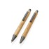 Bambusowy zestaw piśmienny, długopis i ołówek brązowy P611.109 (3) thumbnail