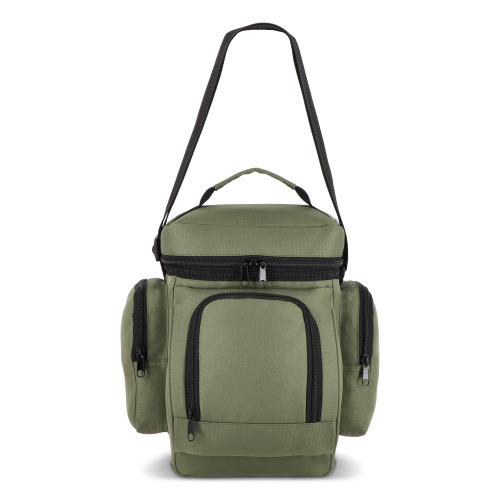 R-PET 600D Lunch cooler 10L Oliwkowa zieleń LT95355-N0043 (1)