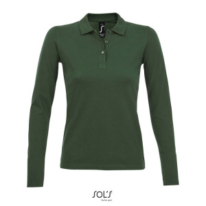 PERFECT Damskie LSL POLO180 Ciemno-Zielony