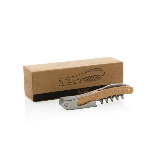 Drewniany nóż kelnerski brązowy P414.029 (8)