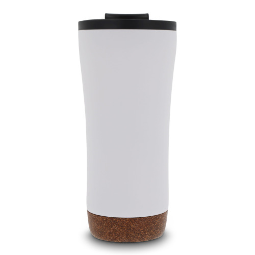 Kubek o podwójnych ściankach z korkową podstawą 480ml Biały LT98848-N0001 (3)