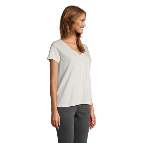 REGENT V T-SHIRT WOMEN Off-White S04766-WW-S (2)