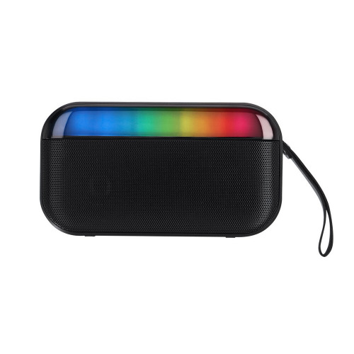 Głośnik bezprzewodowy 5W z RABS, lampka LED Czarny VA611-03 (3)