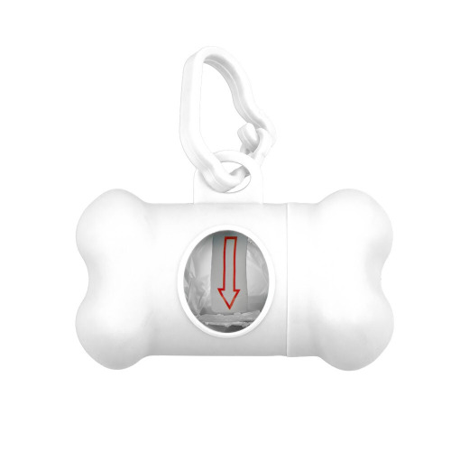 Zasobnik z woreczkami na psie odchody | Zoga Biały VA075-02 (2)