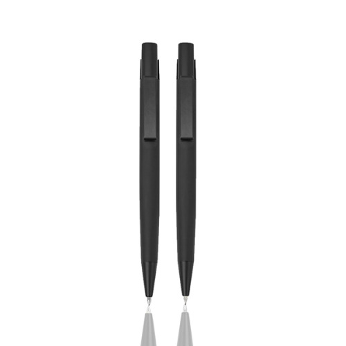 Zestaw piśmienny metalowy długopis i ołówek / Adak Czarny IP33037311 