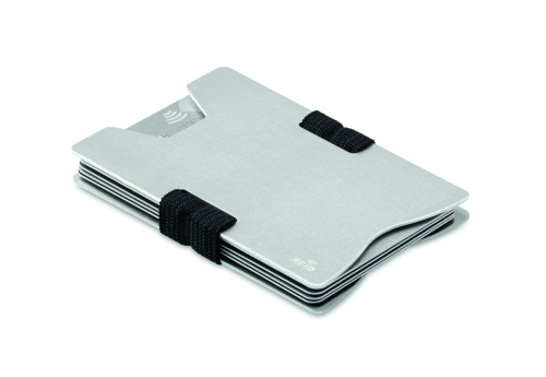 Etui na karty RFID srebrny MO9437-14 (3)