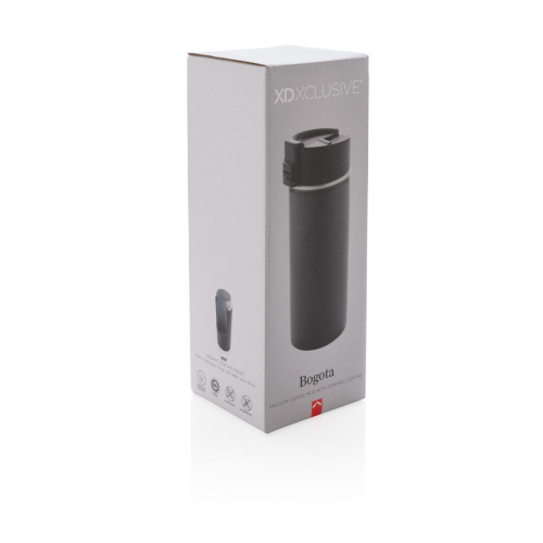 Kubek termiczny 500 ml z ceramiczną powłoką Bogota Czarny P432.231 (7)