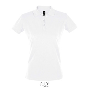 PERFECT Damskie POLO 180g Biały
