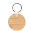Bambusowy okrągły brelok do kluczy Naturalny LT99716-N0094 (1) thumbnail