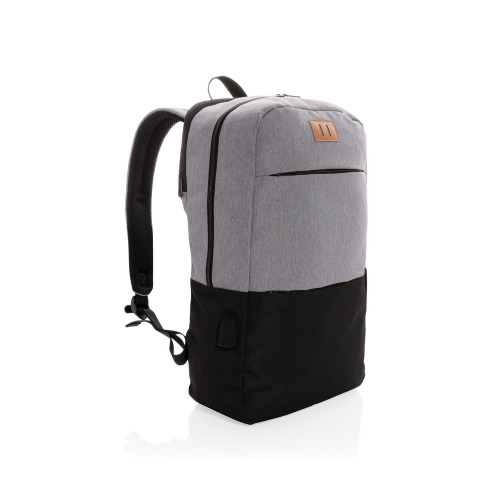 Plecak na laptopa 15,6", ochrona RFID Czarny P760.051 