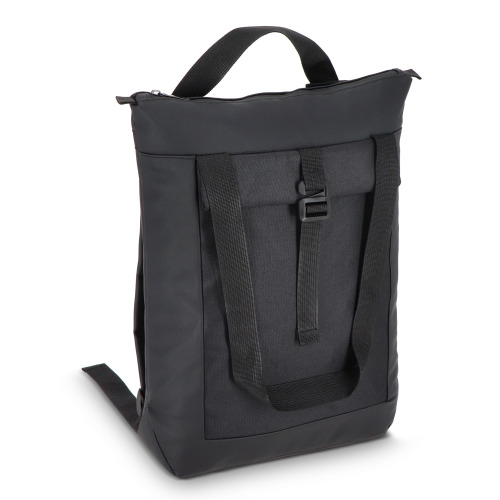 Plecak na laptopa rPET 600D Navi 36 x 40 x 10 cm Czarny LT95397-N0002 