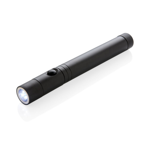 Latarka teleskopowa 3 LED z magnesem Czarny P513.651 