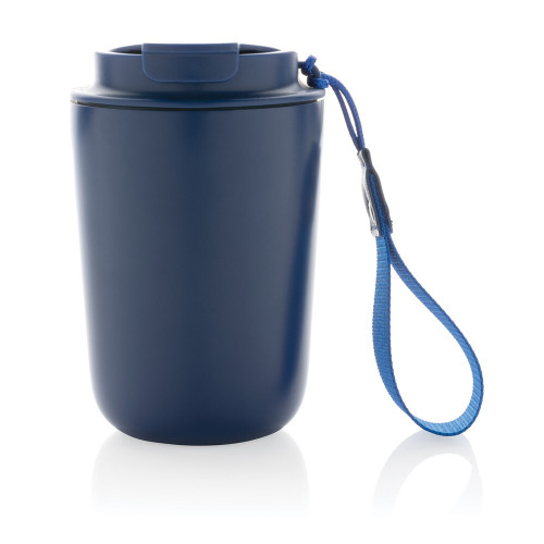 Kubek termiczny 380 ml Cuppa, stal nierdzewna z recyklingu niebieski P435.025 (1)
