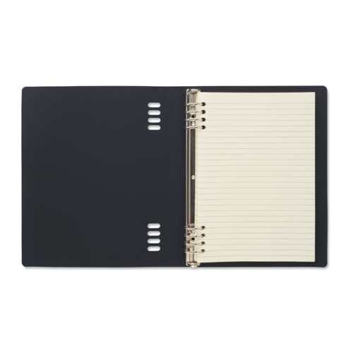 Notatnik A5 z PU Czarny MO3102-03 (1)