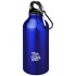 Oregon butelka na wodę z karabińczykiem wykonana z aluminium z recyklingu z certyfikatem RCS o pojemności 400 ml Niebieski 10073852 (1) thumbnail