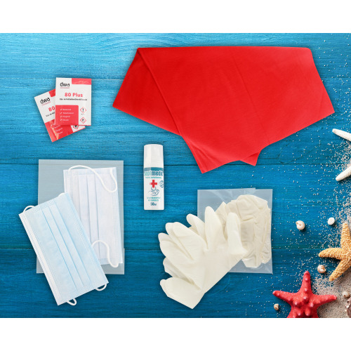 Turystyczny zestaw higieniczny - duży Niebieski SG909104 (3)