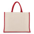 Jutowo-bawełniana torba na ramię OEKO-TEX® 42,5 x 19 x 32 cm 320 g/m² Czerwony LT95373-N0021 (2) thumbnail