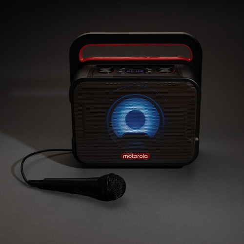 Głośnik bezprzewodowy Motorola ROKR810, mikrofon karaoke Czarny P329.801 (7)