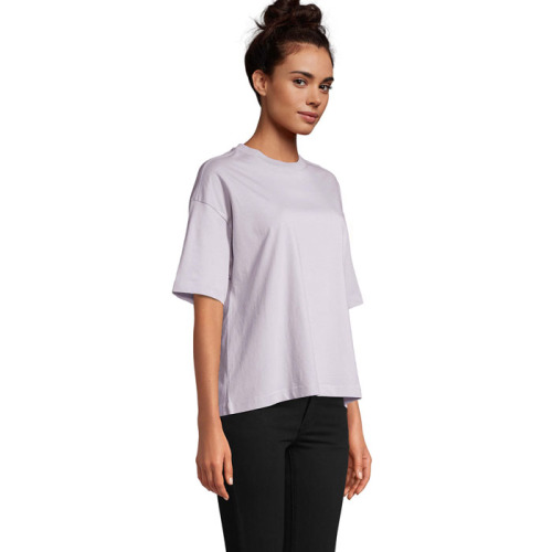 BOXY WOMEN T-SHIRT OVERSIZE Lilac S03807-LL-L (1)