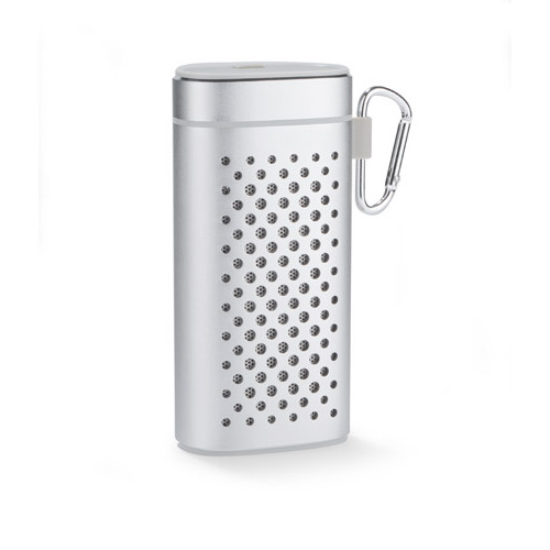 Głośnik bezprzewodowy z powerbankiem SOUND 4000 mAh Srebrny 09091-00 