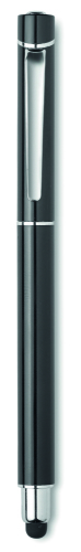 Długopis z miękką końcówką czarny MO8477-03 (2)