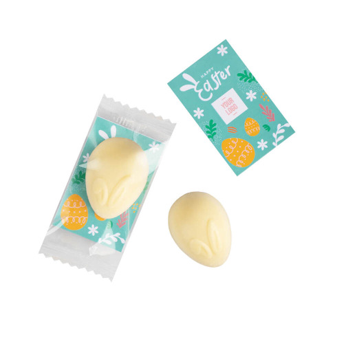 Advert Card – Pralinka Wielkanocny Zajączek Wielokolorowy S0529FE 