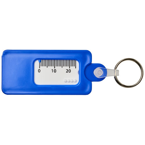 Kym brelok do kluczy z materiałów z recyklingu w kształcie narzędzia do pomiaru bieżnika opon Niebieski 21019052 (2)