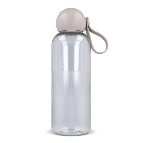 Sagaform Ture butelka na wodę 600 ml Transparentny / Taupe LT52056-N0458 (1)