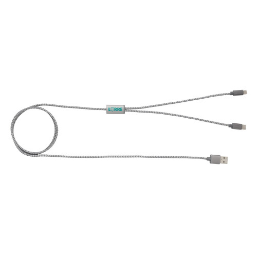 Kabel do ładowania 3 w 1 Szary P302.232 (7)