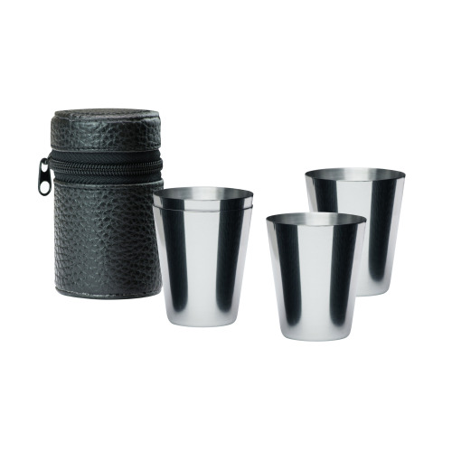 Zestaw kieliszków CHEERS 30 ml - 4 szt. Srebrny 17358 