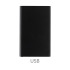 Power bank 4000 mAh z aluminium z recyklingu Czarny P322.421  thumbnail