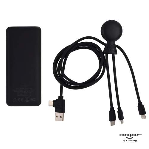 3199 | Xoopar Mr. Bio Powerbank and Cable pack 7000mAh Czarny LT41713-N0002 (3)