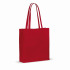 Torba z bawełny z recyklingu z dnem 140g/m² 38x10x42cm Czerwony LT95242-N0021  thumbnail