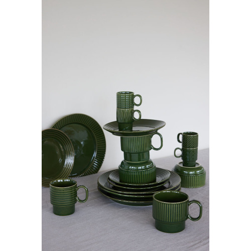 Kubek do herbaty COFFEE & MORE 2-szt, zielony Zielony 5018448- (2)