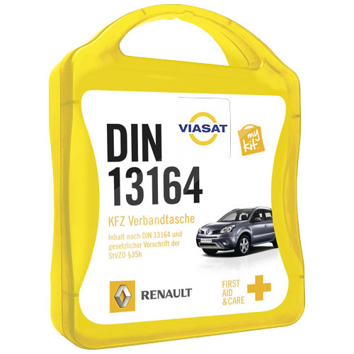 MyKit Zestaw Pierwszej Pomocy DIN Przezroczysty żółty 1Z253106 (1)
