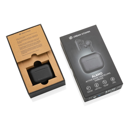 Bezprzewodowe słuchawki douszne Urban Vitamin Alamo ANC Czarny P329.711 (14)