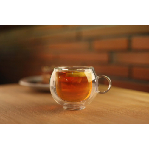 Filiżanka z podwójną ścianką Amo 220 ml Vialli Design Bezbarwny VD20276 (7)