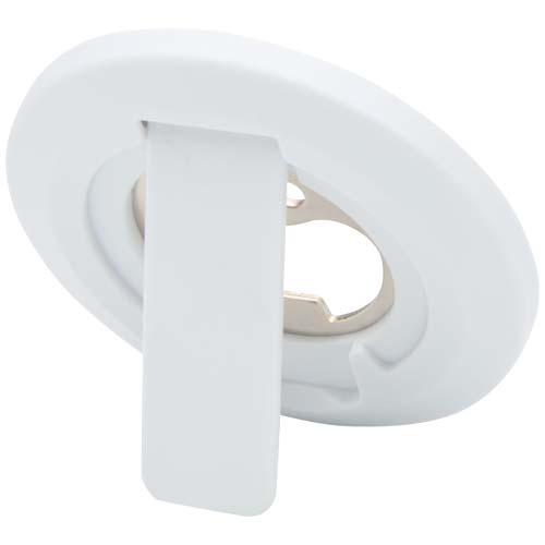 Ain podstawka na telefon z mocowaniem magnetycznym, z tworzyw sztucznych pochodzących z recyklingu z otwieraczem do butelek  Biały 12446101 (4)