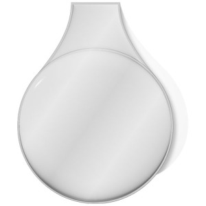 RFX™ reflective mały okrągły odblaskowy magnes z PVC