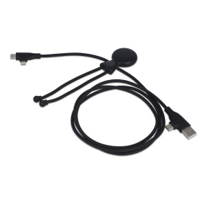 Xoopar Mr. Bio Long 60 W PD kabel do ładowania 1.2 metra Czarny