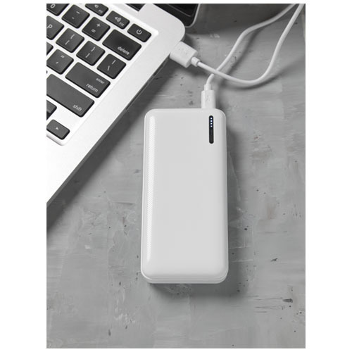 Powerbank Compress o zwiększonej pojemności 10 000 mAh Biały 12412000 (5)