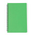 Notatnik ok. A5 ze słomy pszenicznej zielony V0275-06  thumbnail