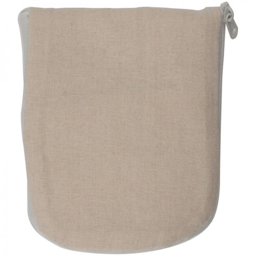 Torba bawełniana z krótkimi uszami składana 120 g/m2 FERRARA Beżowy 085913 (3)