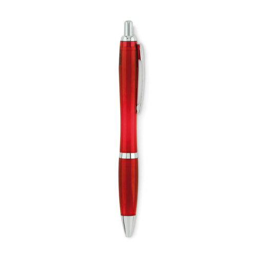 Długopis z RPET przezroczysty czerwony MO6409-25 (3)