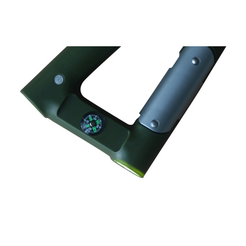 Power Bank z klamrą do paska, latarką i kompasem Zielony EG 019109 2600 (3)