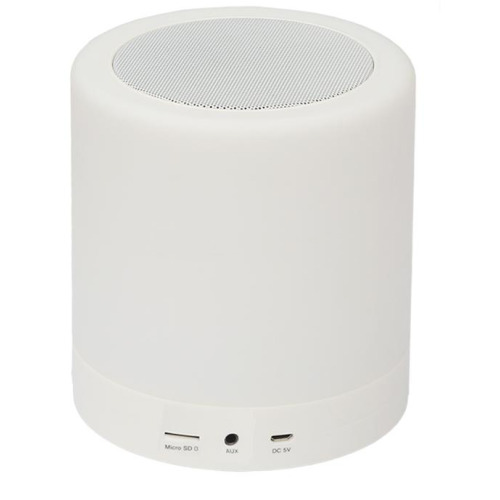 Głośnik Bluetooth z lampą LED na dotyk Biały EG 019006 